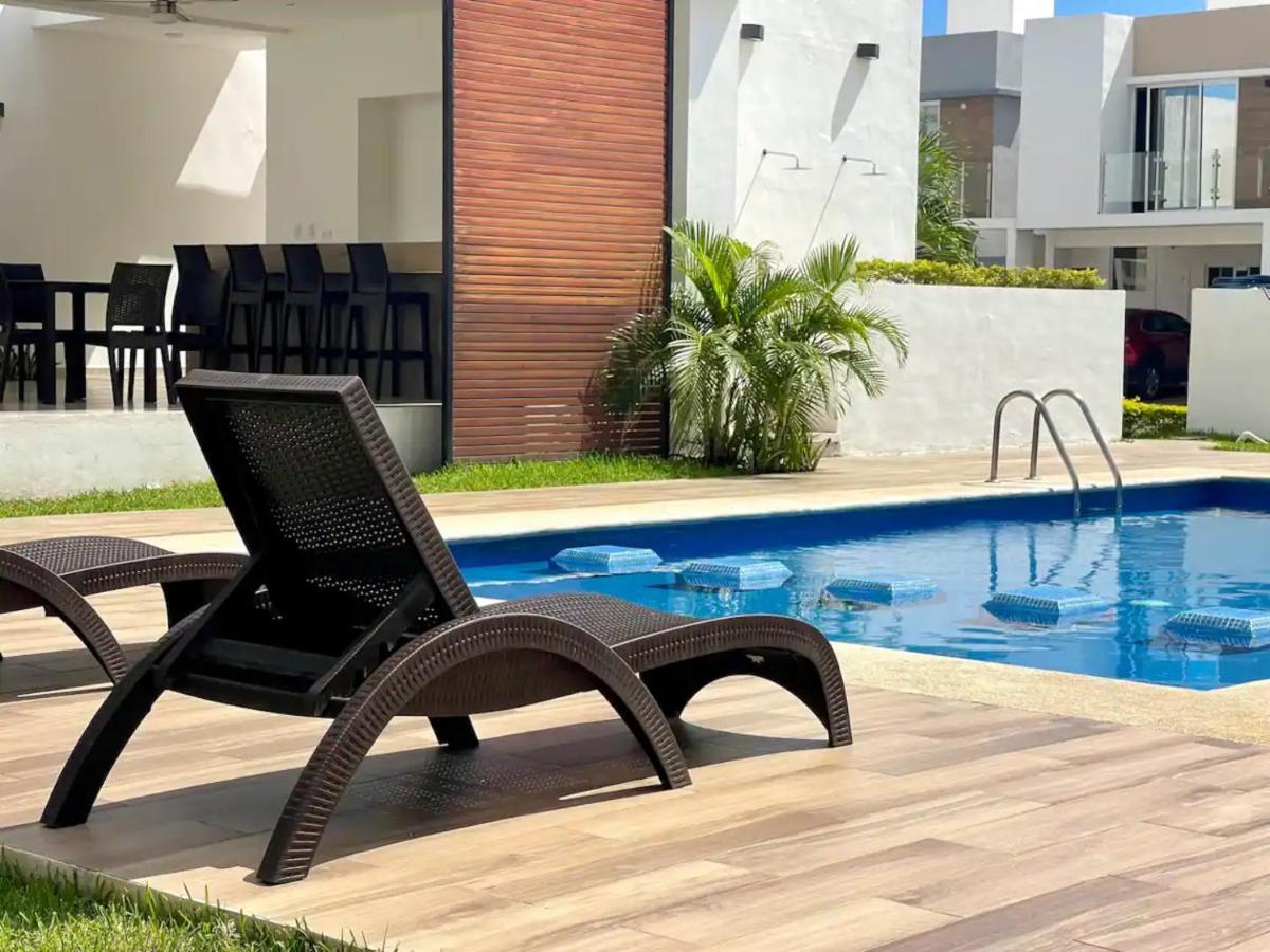 칸쿤 Casa Familiar Cerca De La Playa Con Terraza Privada 빌라 외부 사진